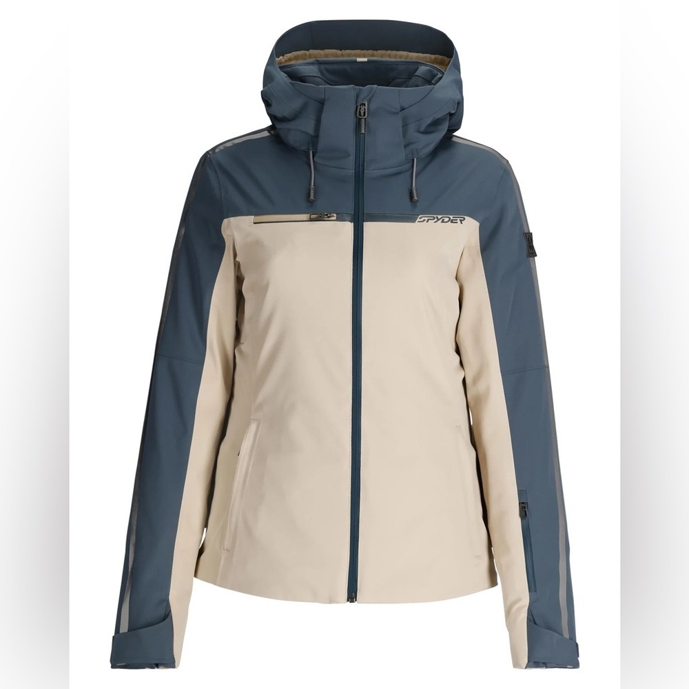 NWT Spyder Women's Titania Ski Jacket in Sanddune Size 10